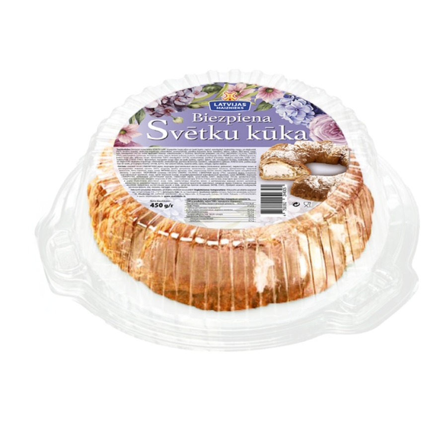 Kūka biezpiena Svētku 450g, Latvijas Maiznieks