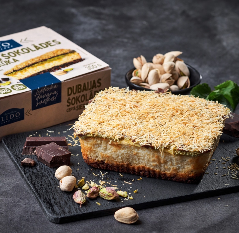 Kūka siera Dubaijas šokolādes 350g, Lido