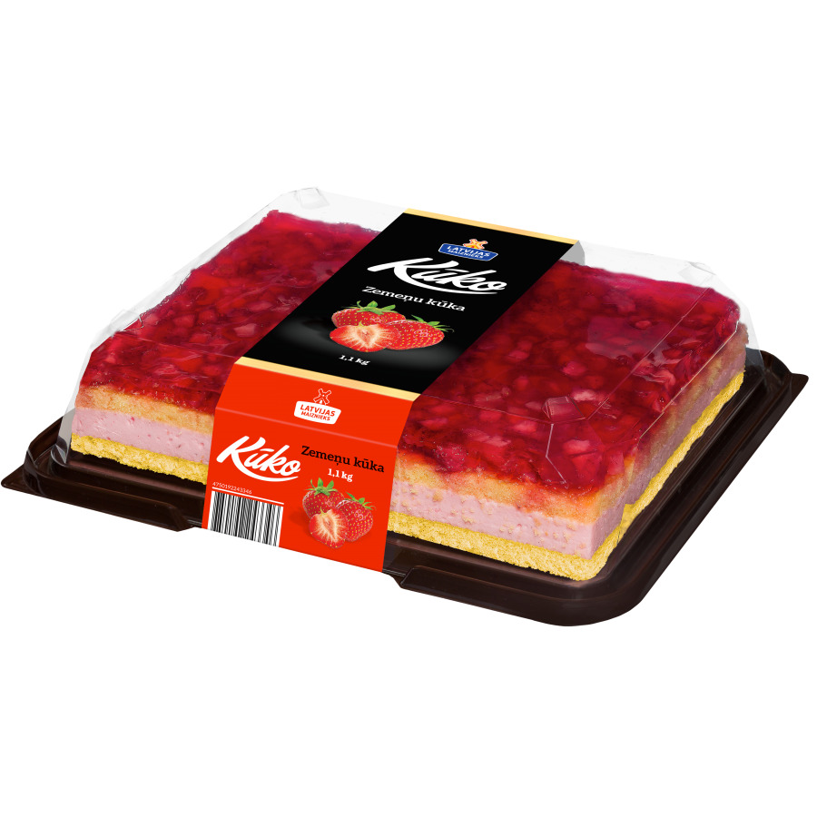 Kūka Zemeņu 1.1kg, Latvijas Maiznieks