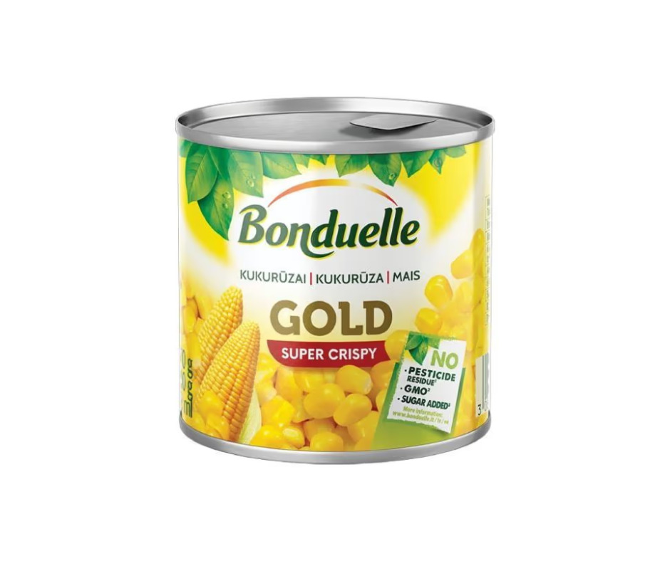 Kukurūza 170g (140g), Bonduelle