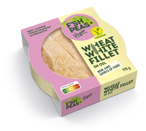 Kviešu baltā fileja eļļā 115g, Fish Peas
