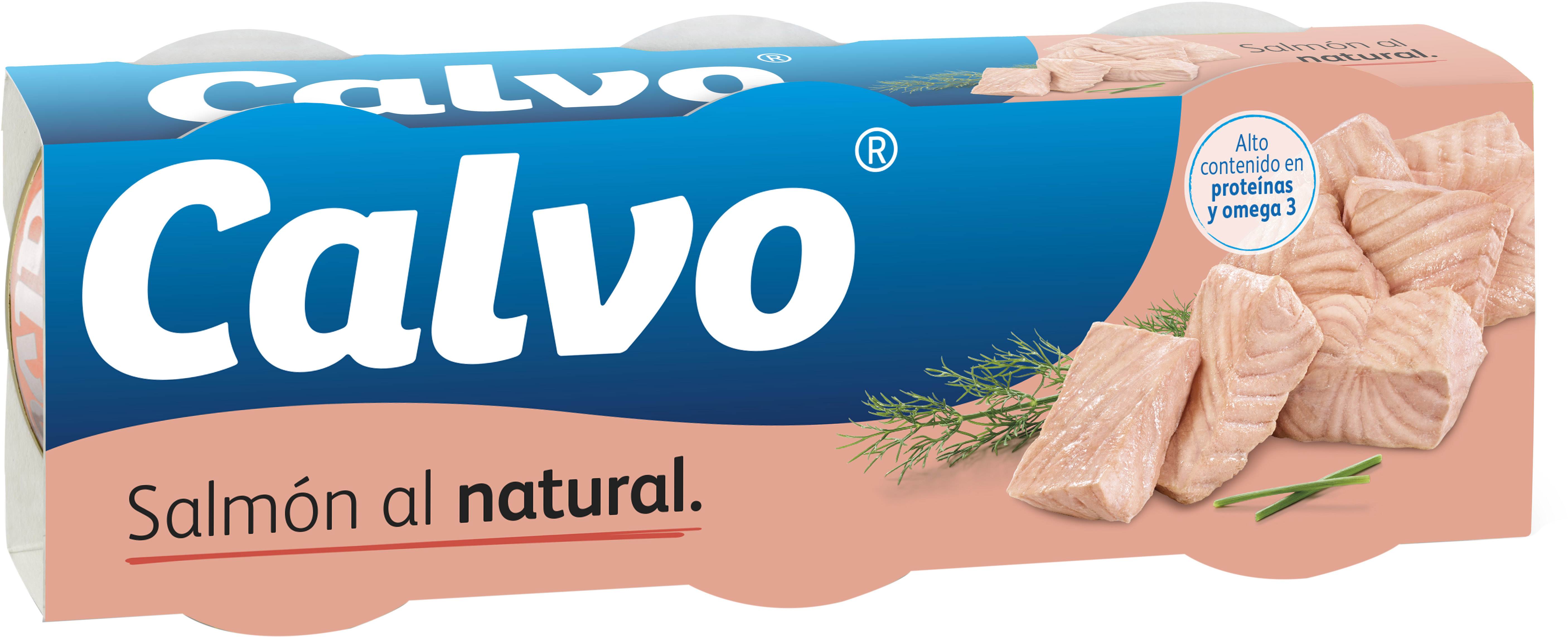 Laša fileja savā sulā 3x80g (56g), Calvo