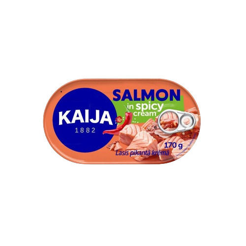 Lašu filejas pikantajā krēmā 170g (55g), Kaija