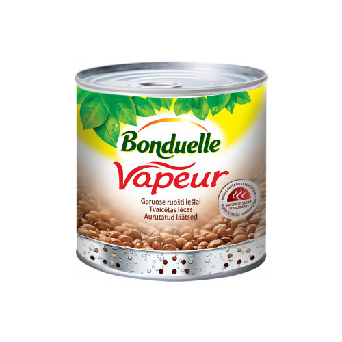 Lēcas tvaicēas Vapeur 367 (265g)g, Bonduelle