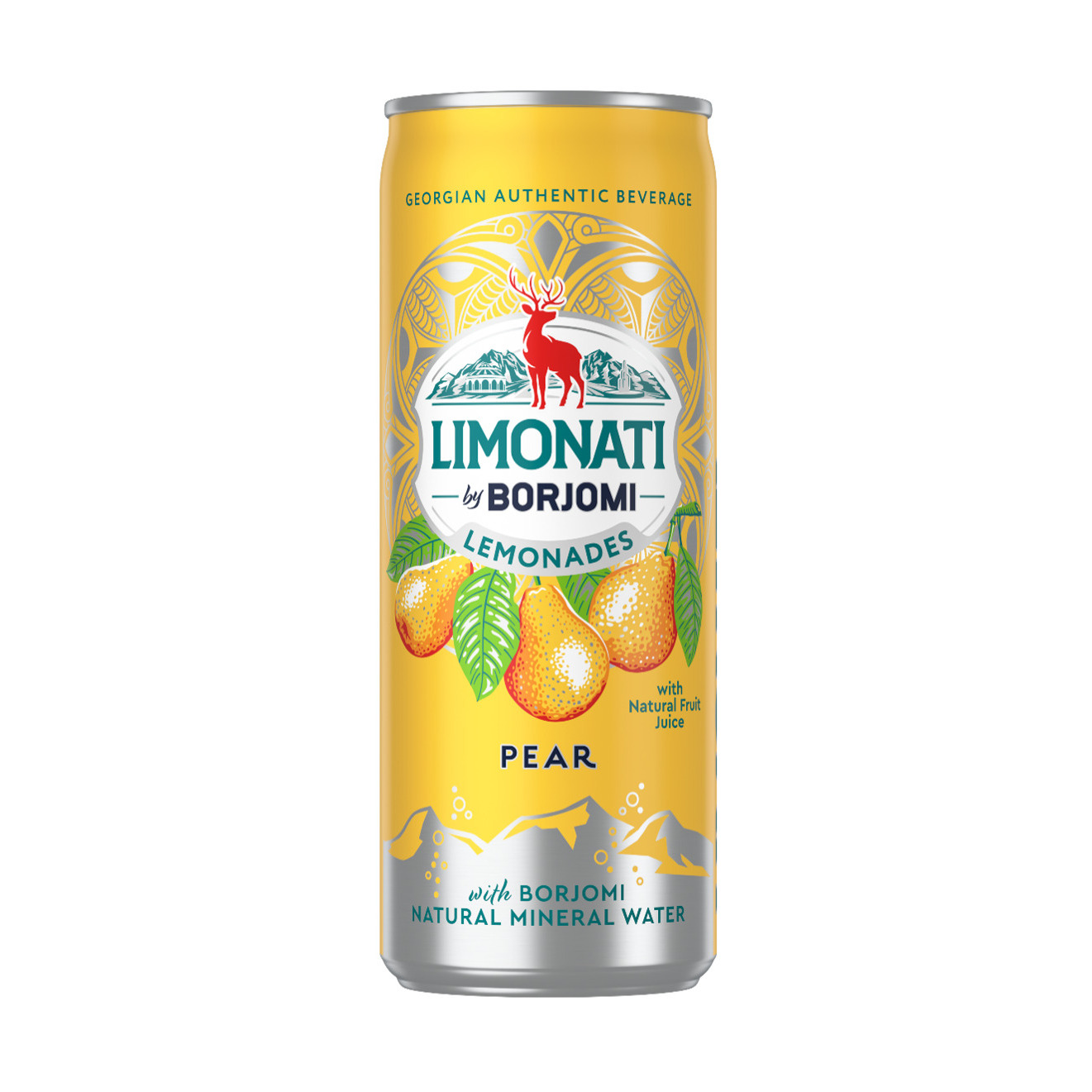 Limonāde ar bumbieru ekstraktu 0.33l CAN, Limonati by Borjomi