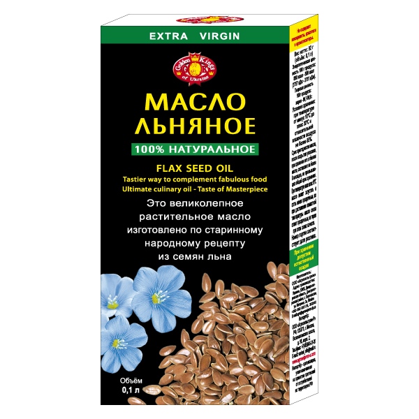 Līnsēklu eļļa Golden Kings 100ml