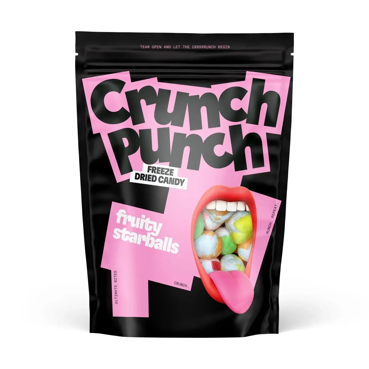 Liofilizēti saldumi Fruity Starballs 100g, Crunch Punch