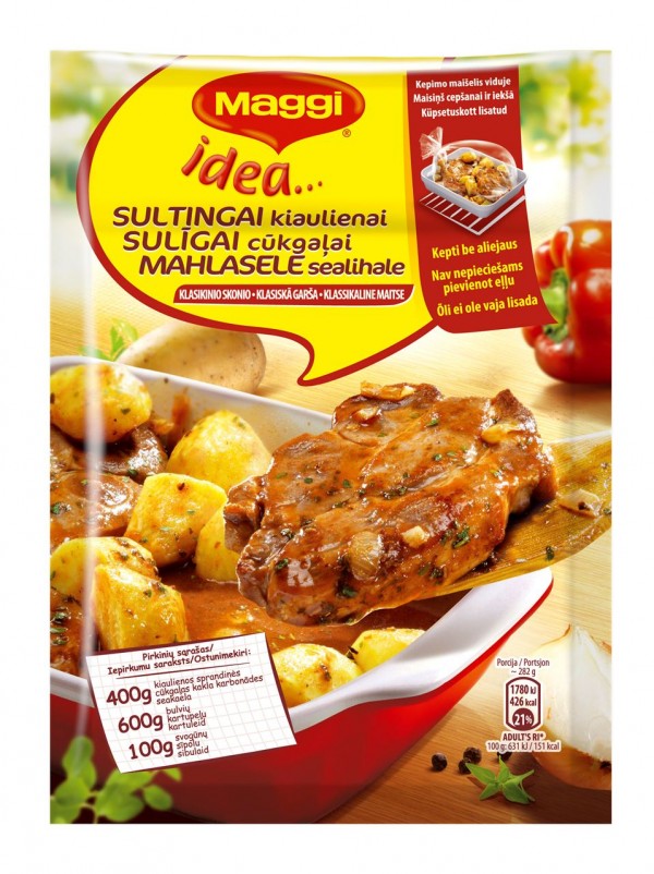 MAGGI Ideja, Sulīgai cūkgaļai 30g