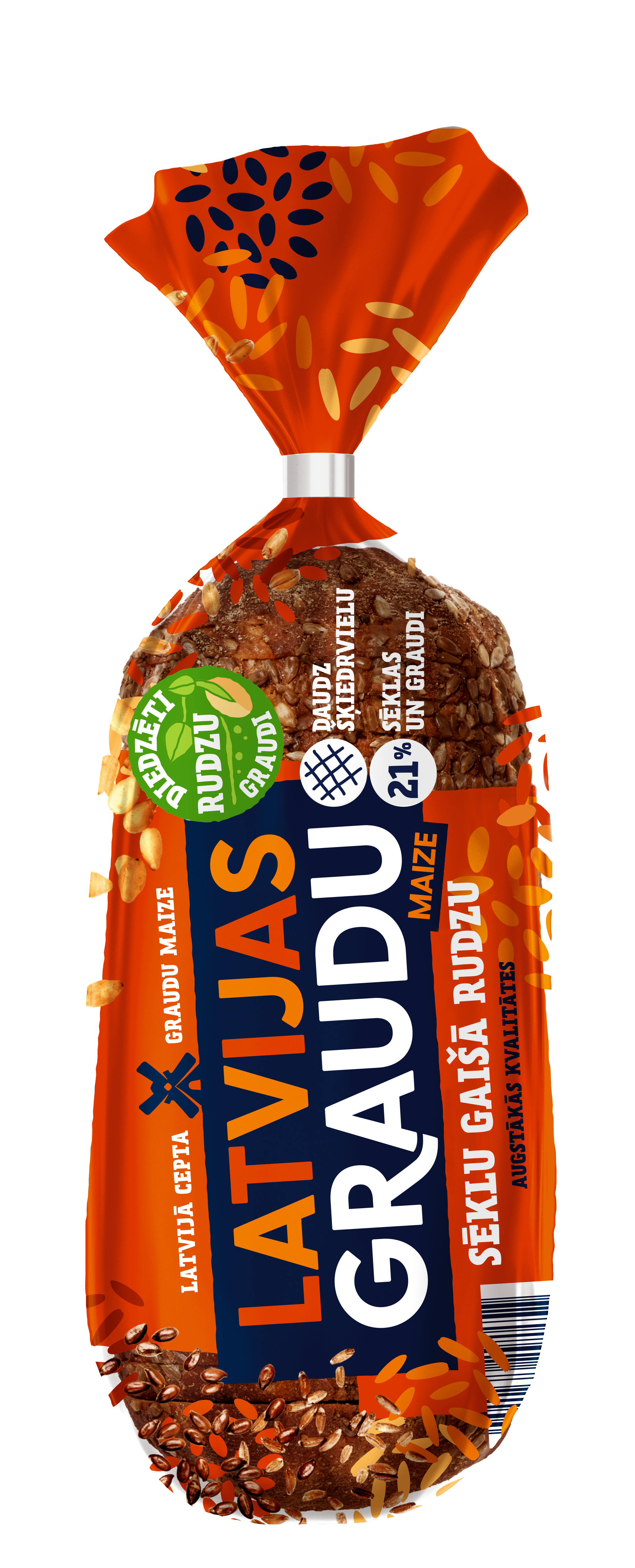 Maize gaišā rudzu Latvijas Graudu 800g, Lat.Maiznieks