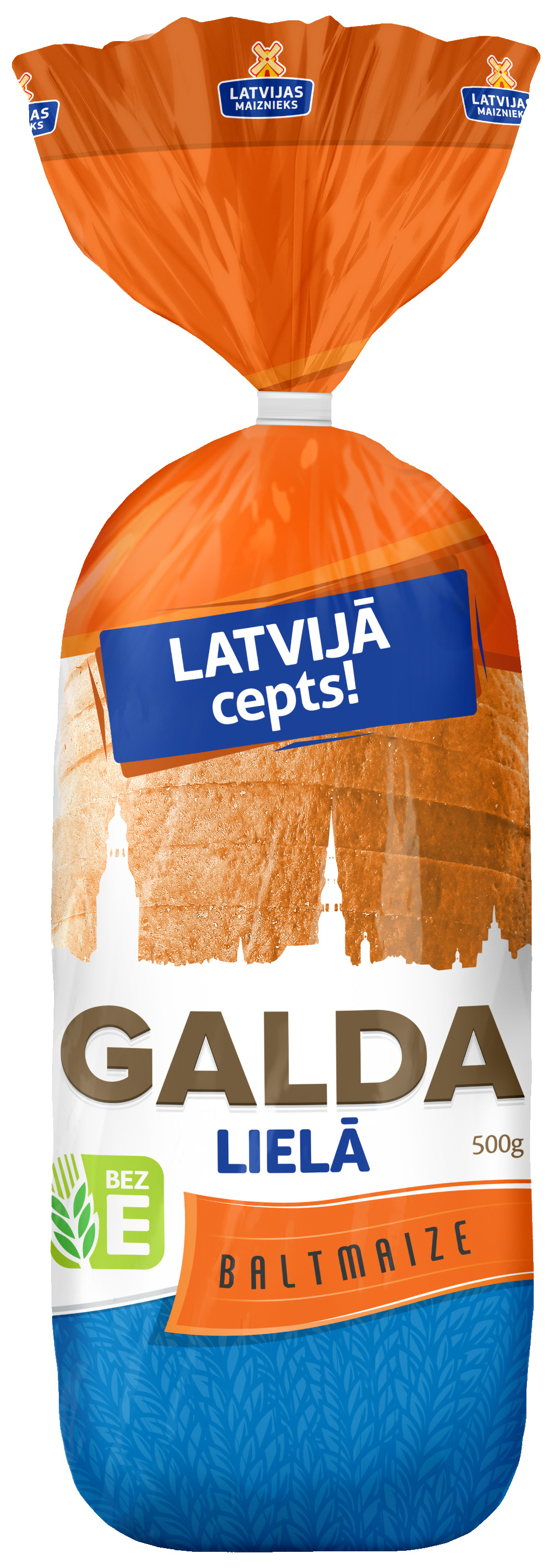 Maize Galda lielā baltmaize 500g, Latvijas Maiznieks