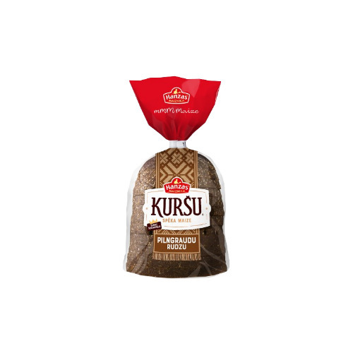Maize Pilngraudu rudzu 1/2 Kuršu 390g, Hanzas Maiznīca