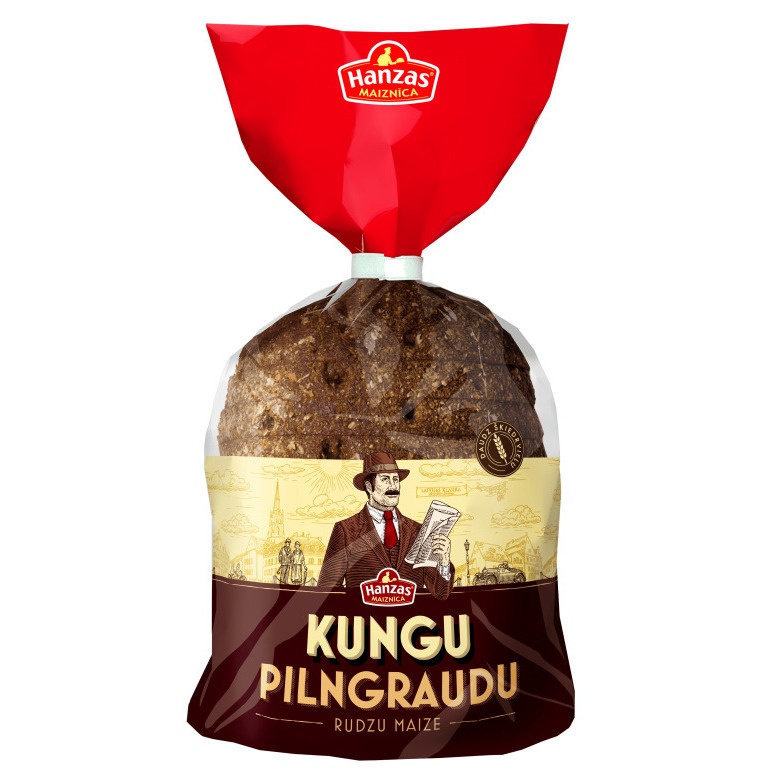 Maize rudzu Kungu pilngraudu 390g, Hanzas Maiznīca