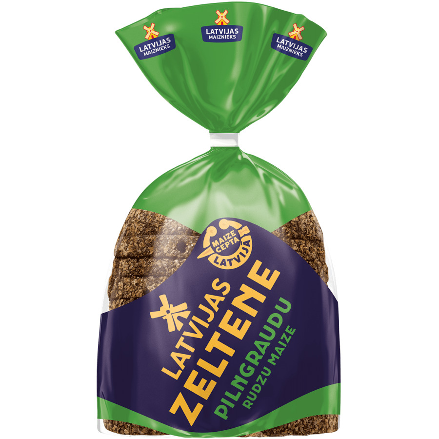Maize rudzu Latvijas Zeltene 1/2 390g, Latvijas Maiznieks