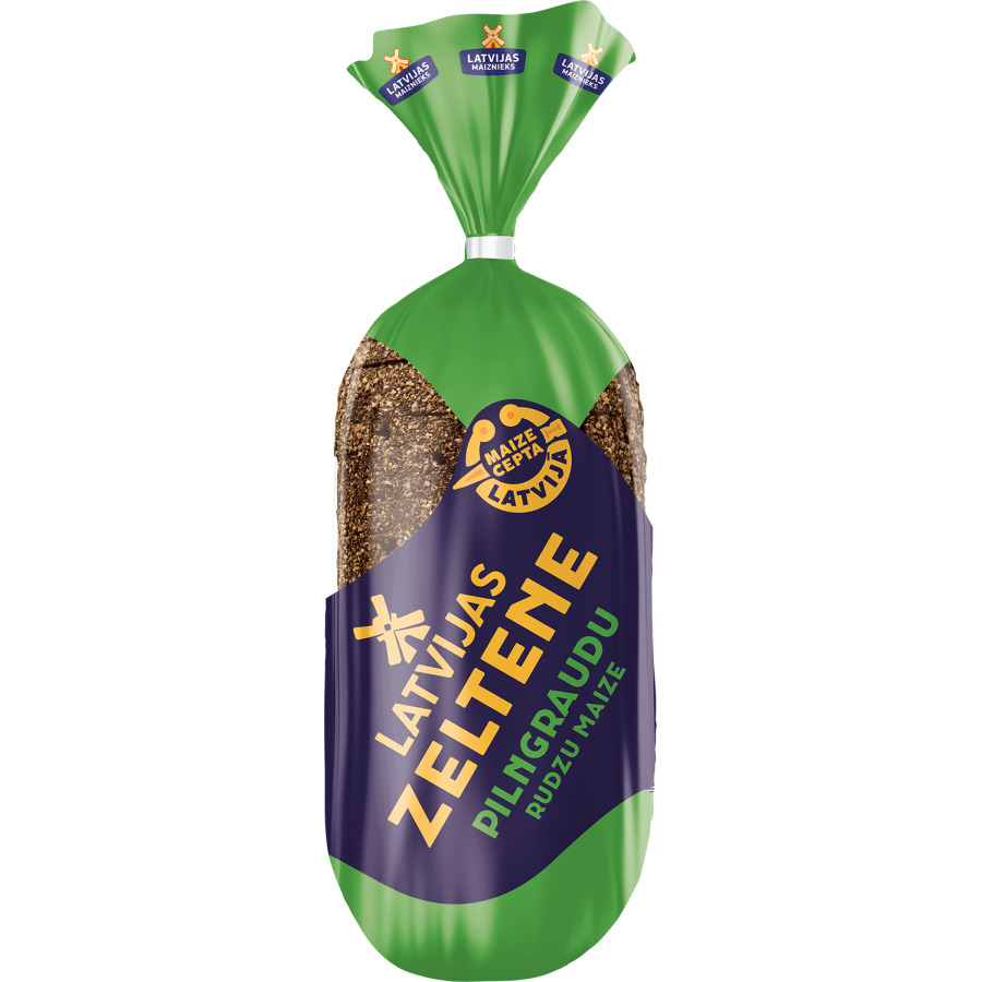 Maize rudzu pilngraudu Latvijas Zeltene 800g, Latvijas Maiznieks