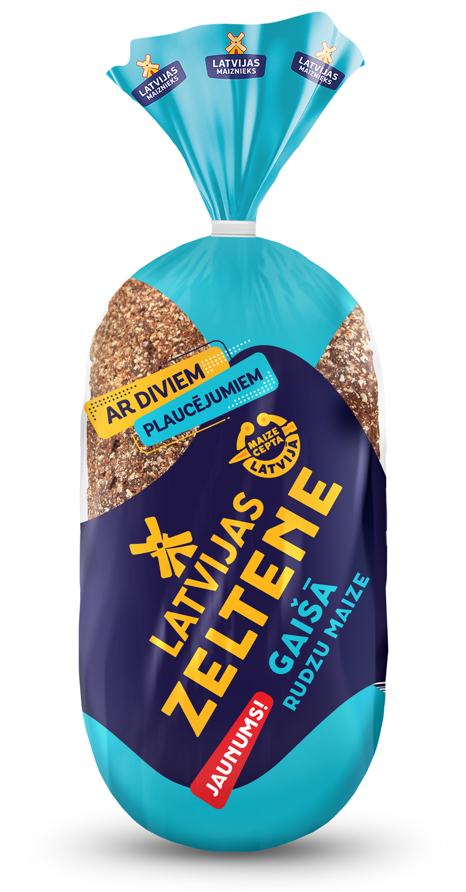 Maize rudzu saldskābmaize gaišā Latvijas Zeltene 800g, Latvijas Maiznieks