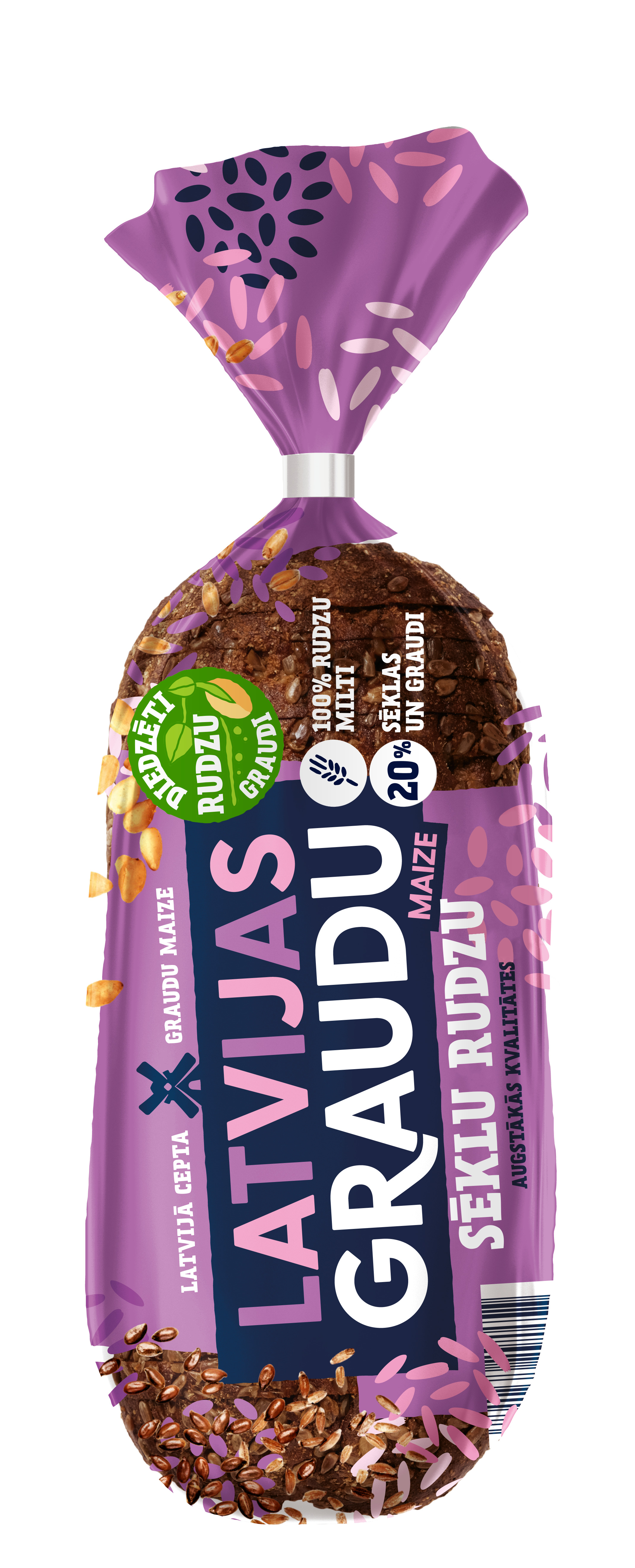 Maize sēklu rudzu Latvijas Graudu 800g, Latvijas Maiznieks