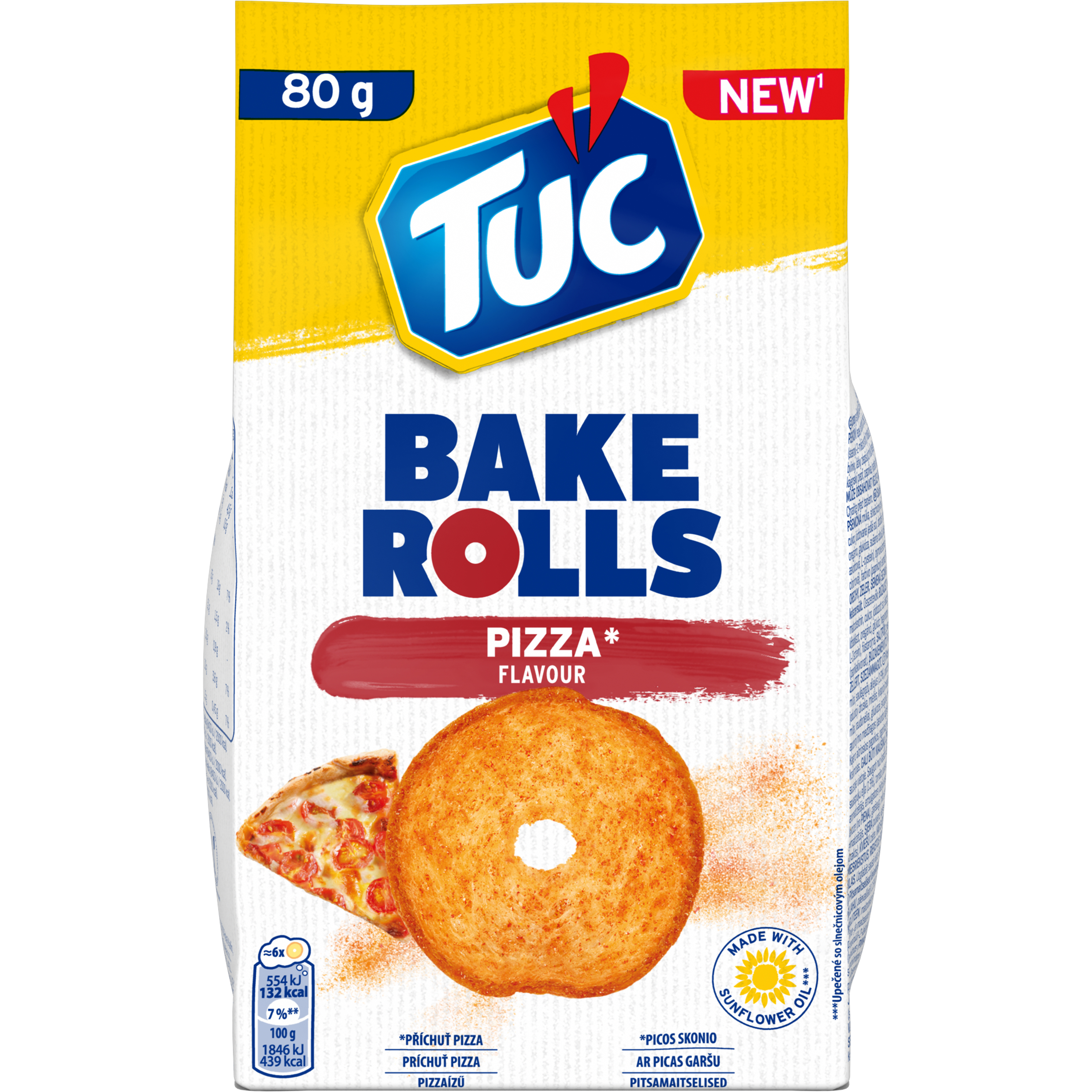 Maizes čipsi ar picas garšu 80g, Tuc