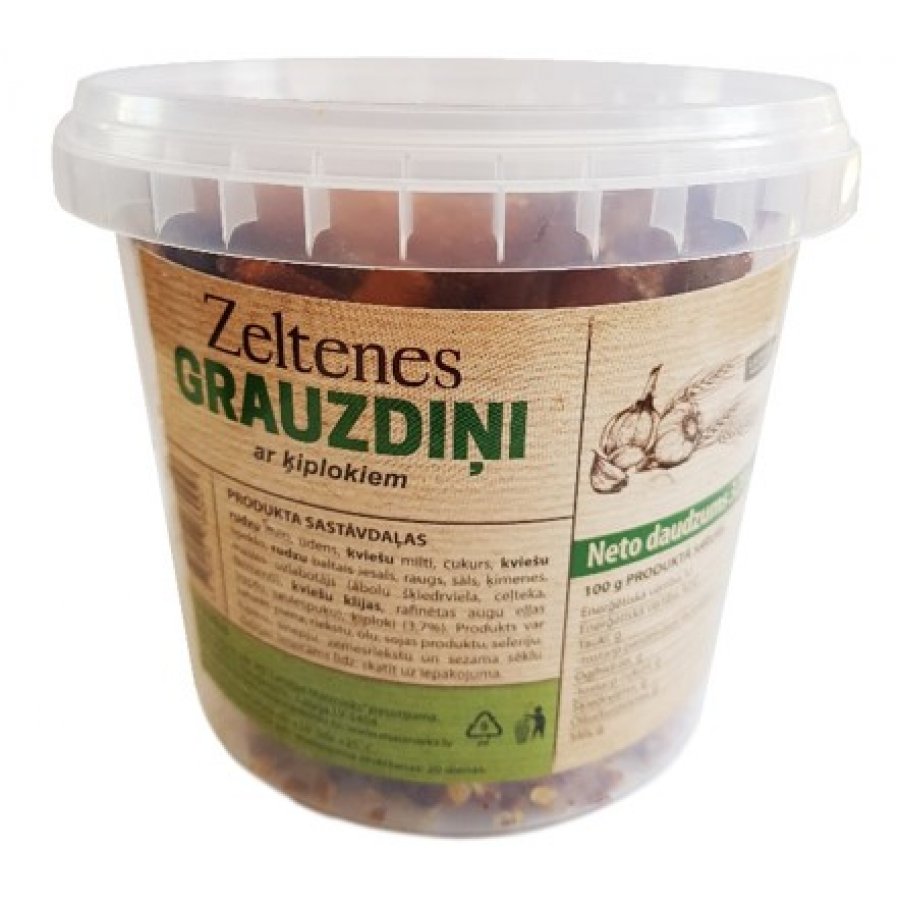 Maizes grauzdiņi ar ķiplokiem Bread Crisps 300g, Latvijas Maiznieks