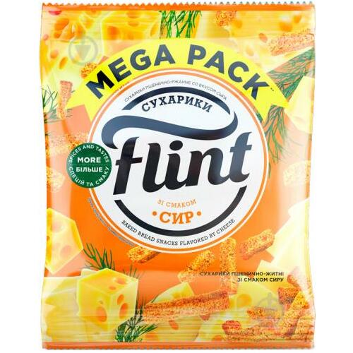 Maizes grauzdiņi kviešu-rudzu, siera garša 35g, Flint