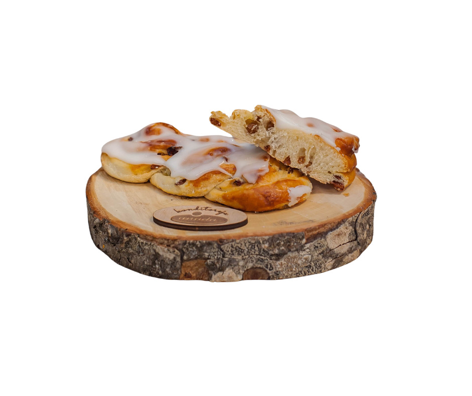 Maizīte pītā ar rozīnēm 80g, Anada konditoreja