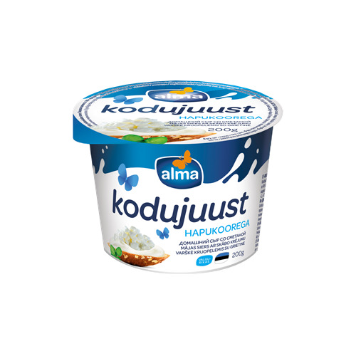 Mājas siers skābā krējuma 4% 200g, Alma