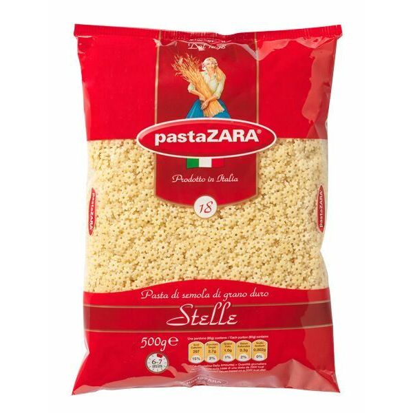 Makaroni Pasta Zara Nr.18, zvaigznītes 500g