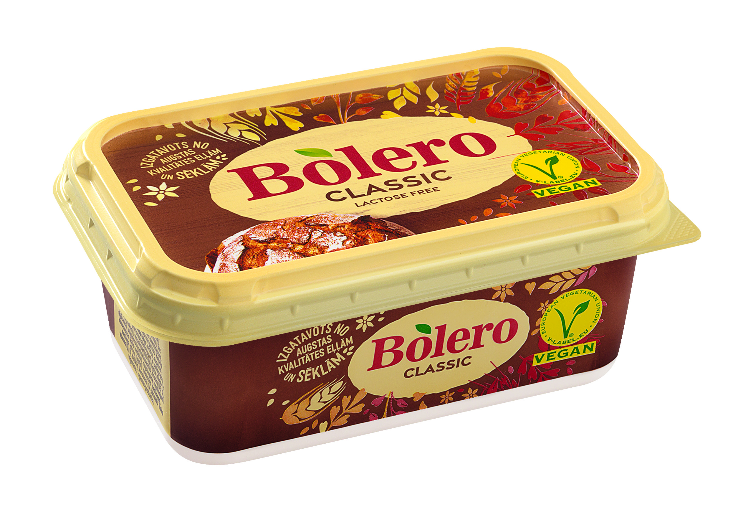 Margarīns bezlaktozes Classic 400g, Bolero