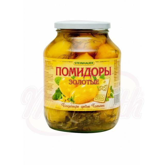 Marinēti tomāti dzeltenie 1.7l/ 950g, Steinhauer