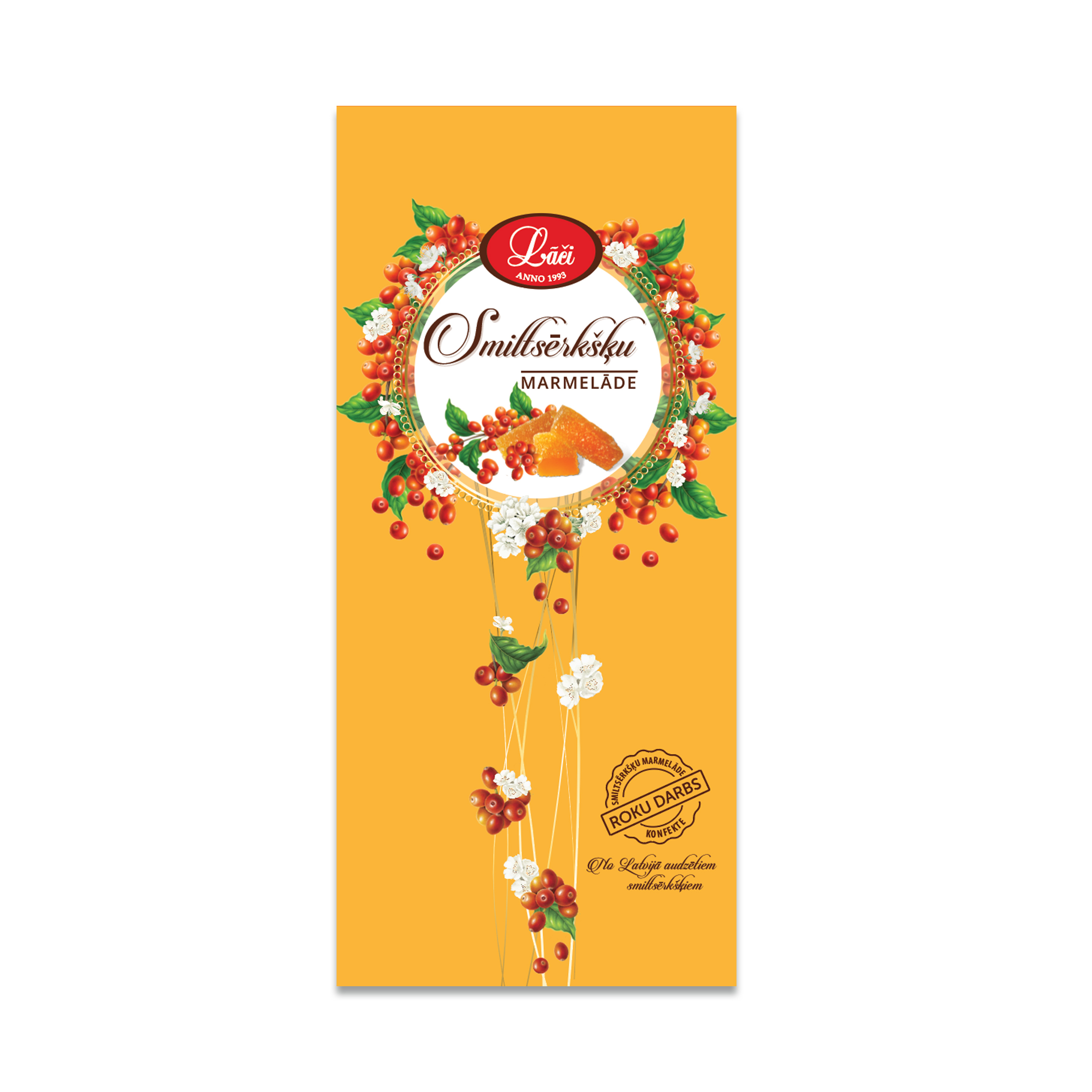 Marmelāde smitsērkšķu, klasiskā 185g, Lāči