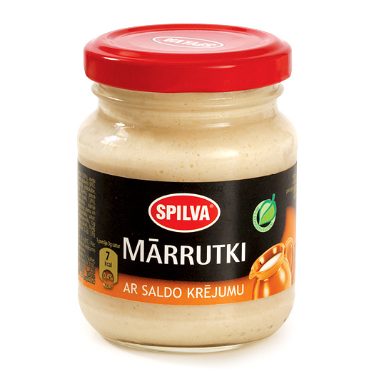 Mārrutki ar saldo krējumu 150g, Spilva