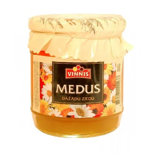 Medus Dažādu ziedu Vinnis 500g