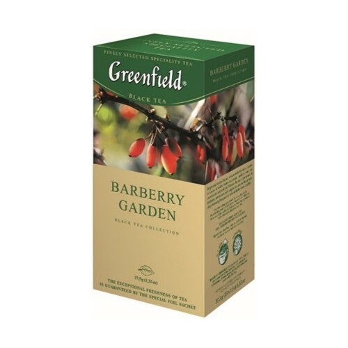 Melnā tēja Greenfield Barberry Garden 25x1.5g