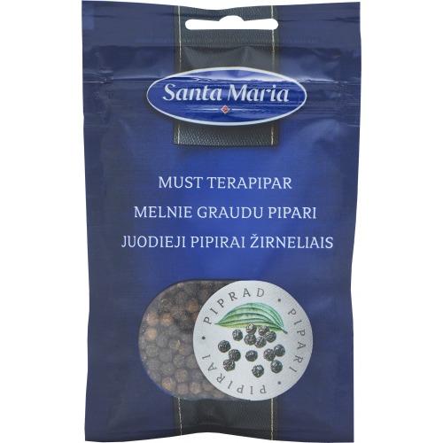 Melnie graudu pipari 22g, Santa Maria