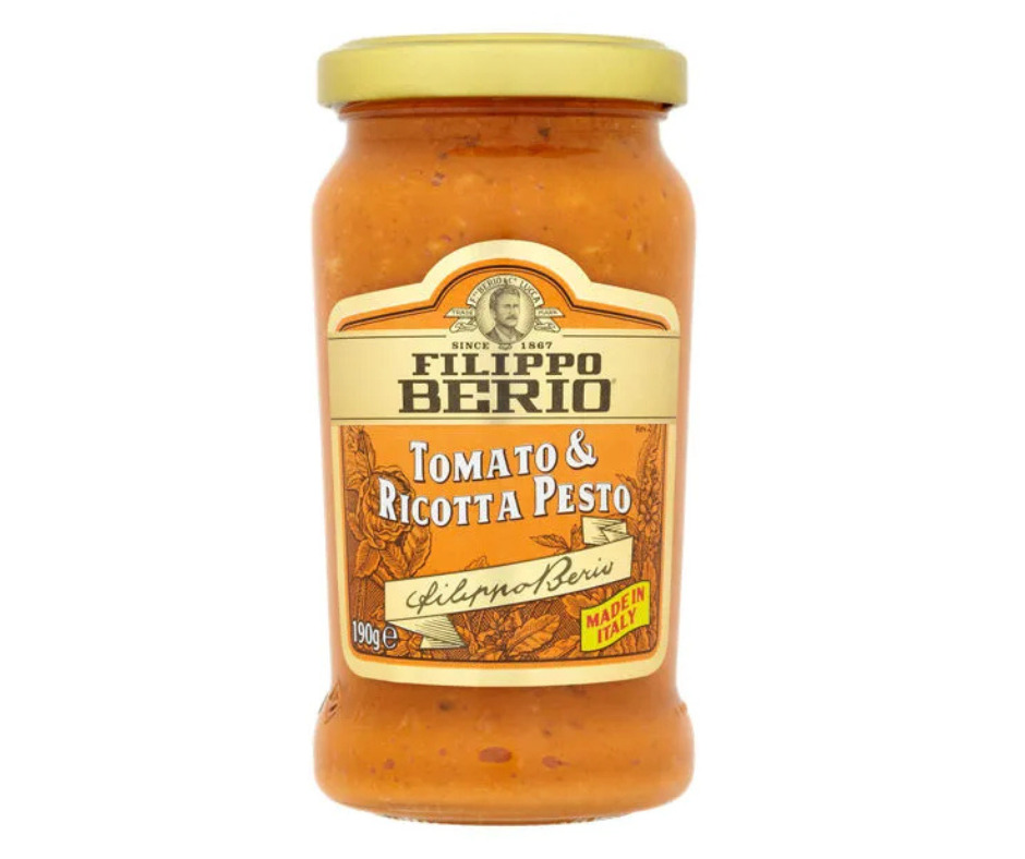 Mērce Pesto tomātu un ricotta 190, Filippo Berio