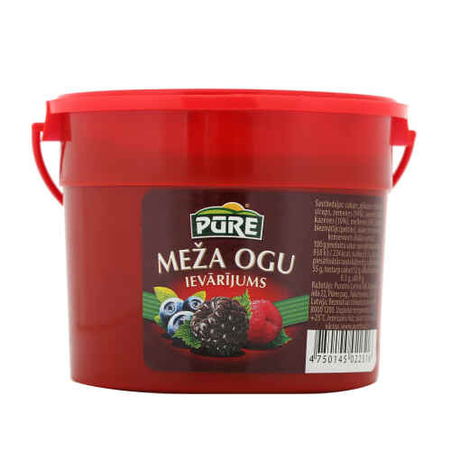 Meža ogu ievārījums 410g, Pūre