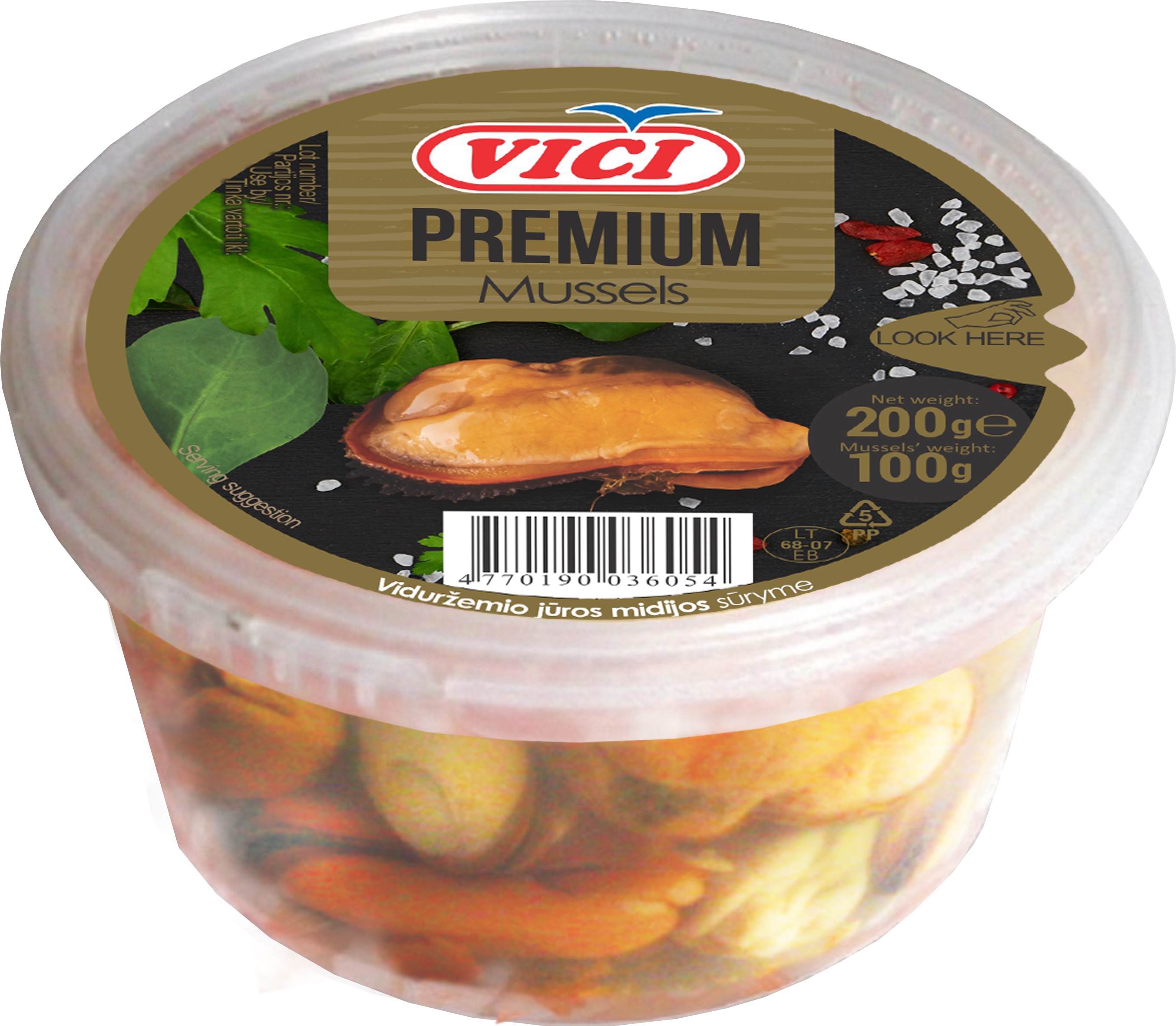 Mīdijas sālījumā Viči 200g