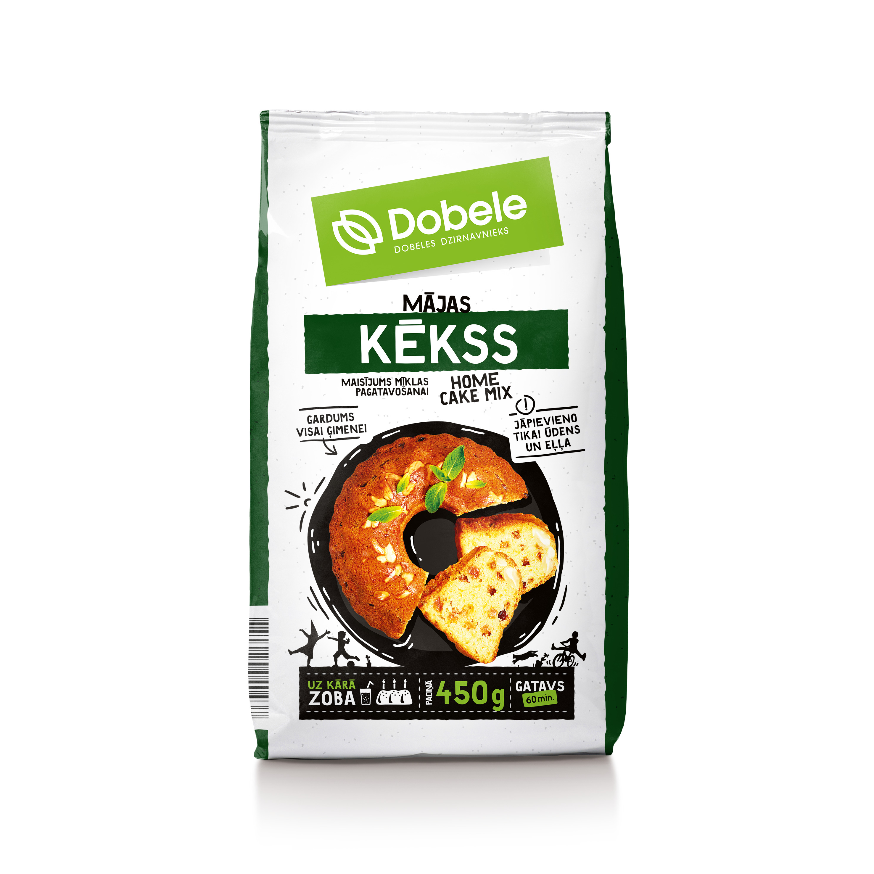 Miltu maisījums Mājas kēkss 450g, Dobele