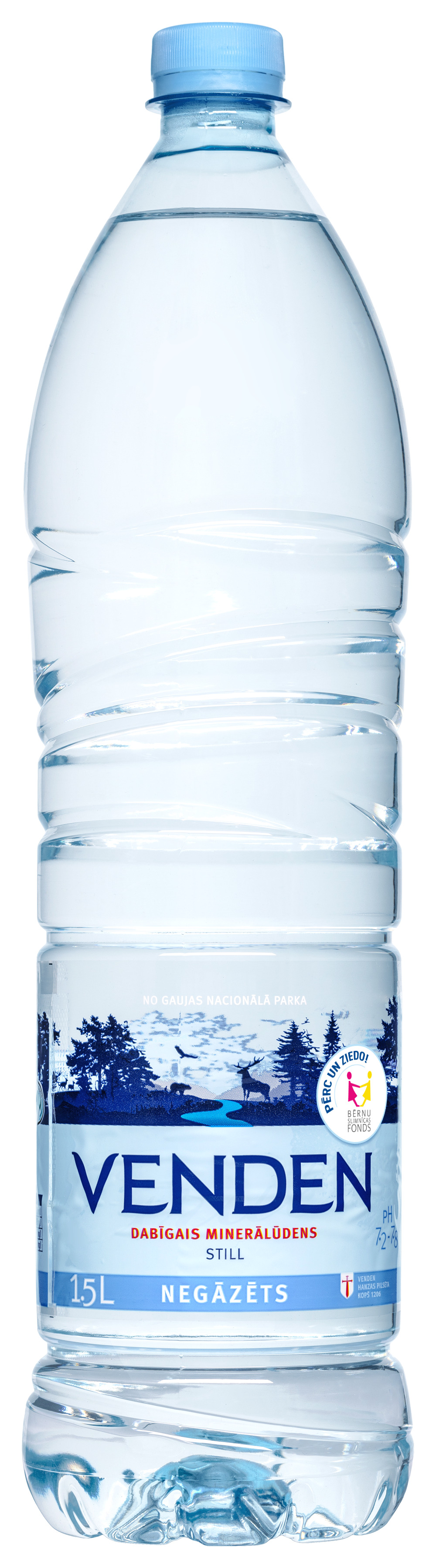 Minerālūdens dabīgs negāzēts 1.5l, Venden