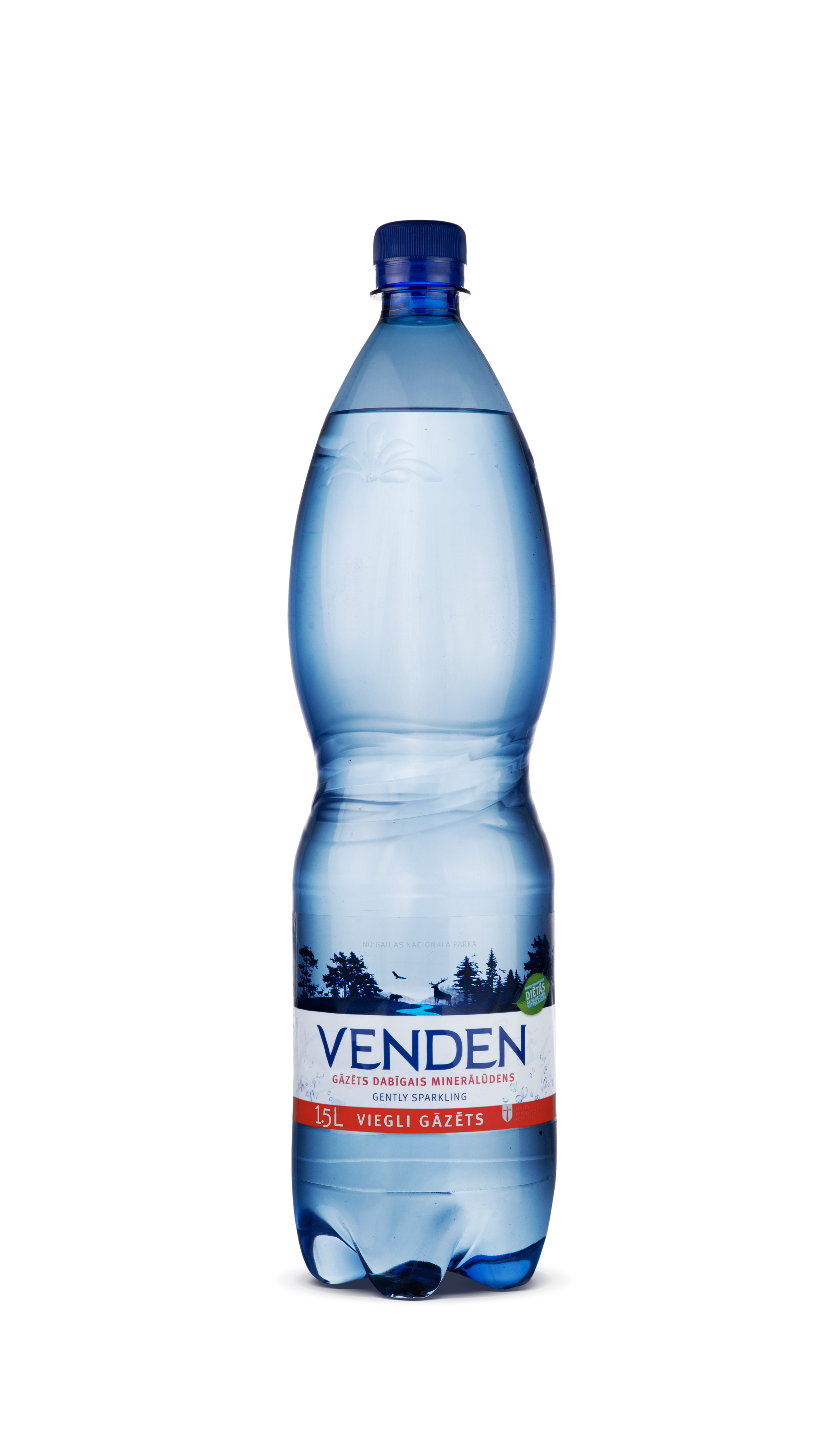 Minerālūdens dabīgs viegli gāzēts 1.5l, Venden