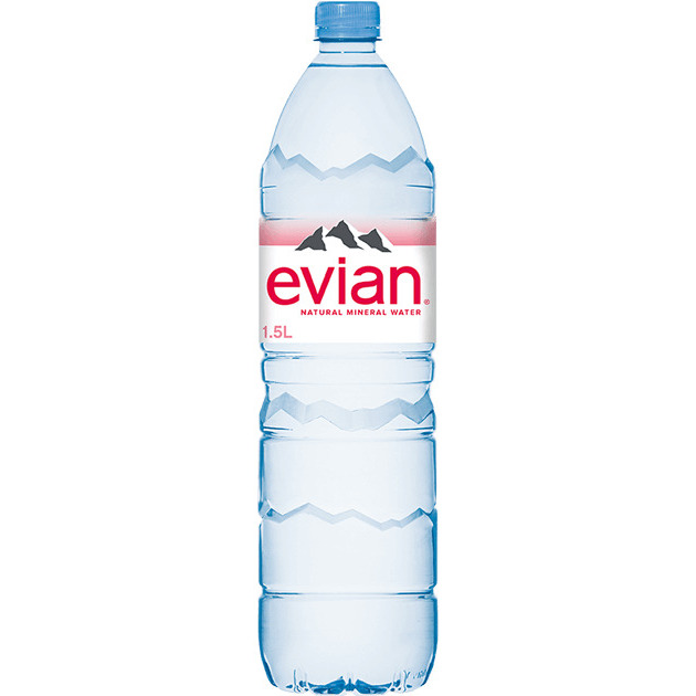 Minerālūdens Evian negāzēts 1.5l.