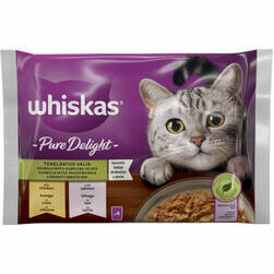 mitra-bariba-whiskas-pure-delight-jaukta-izlase-4-paka-pouch-4x85g
