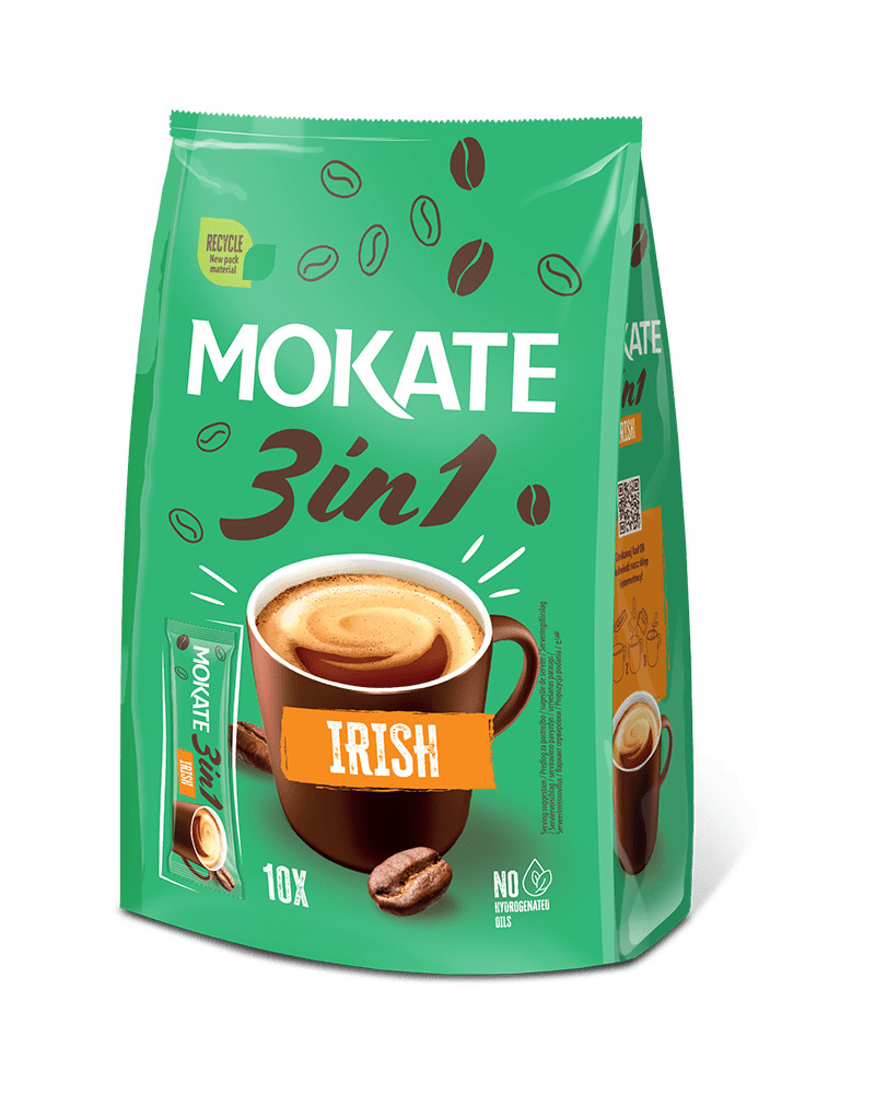MOKATE šķist. kaf. dzēr. 3IN1 IRISH (10x(10x17G)