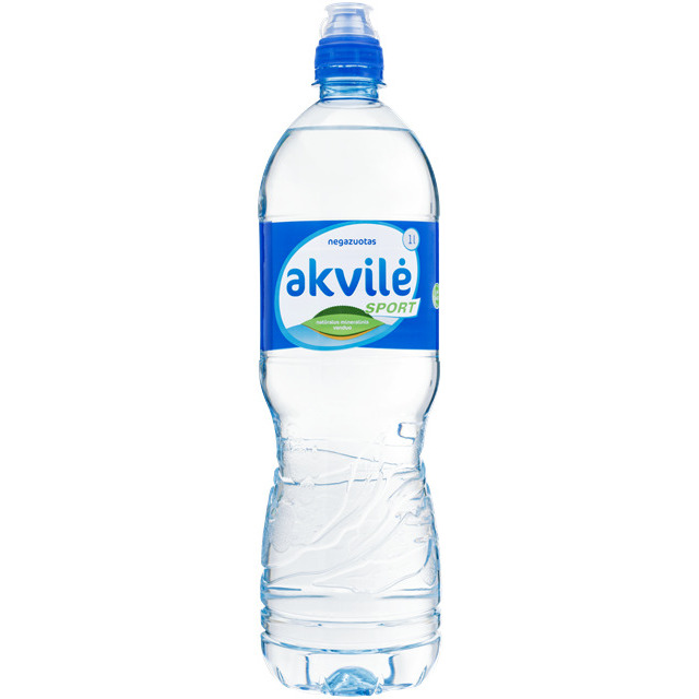 Naturāls minerālūdens AKVILE sport cap, negāzēts, 1l