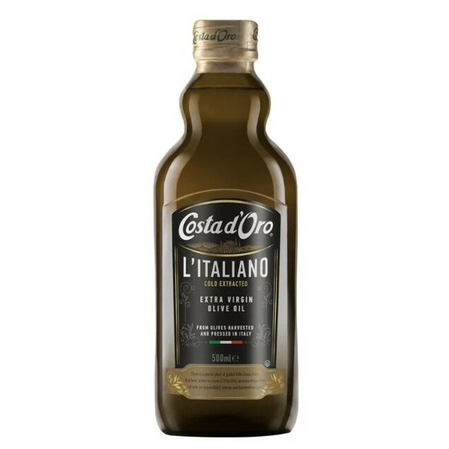 Olīveļļa Costa D'Oro Extra Virgin 100% itāļu 500ml