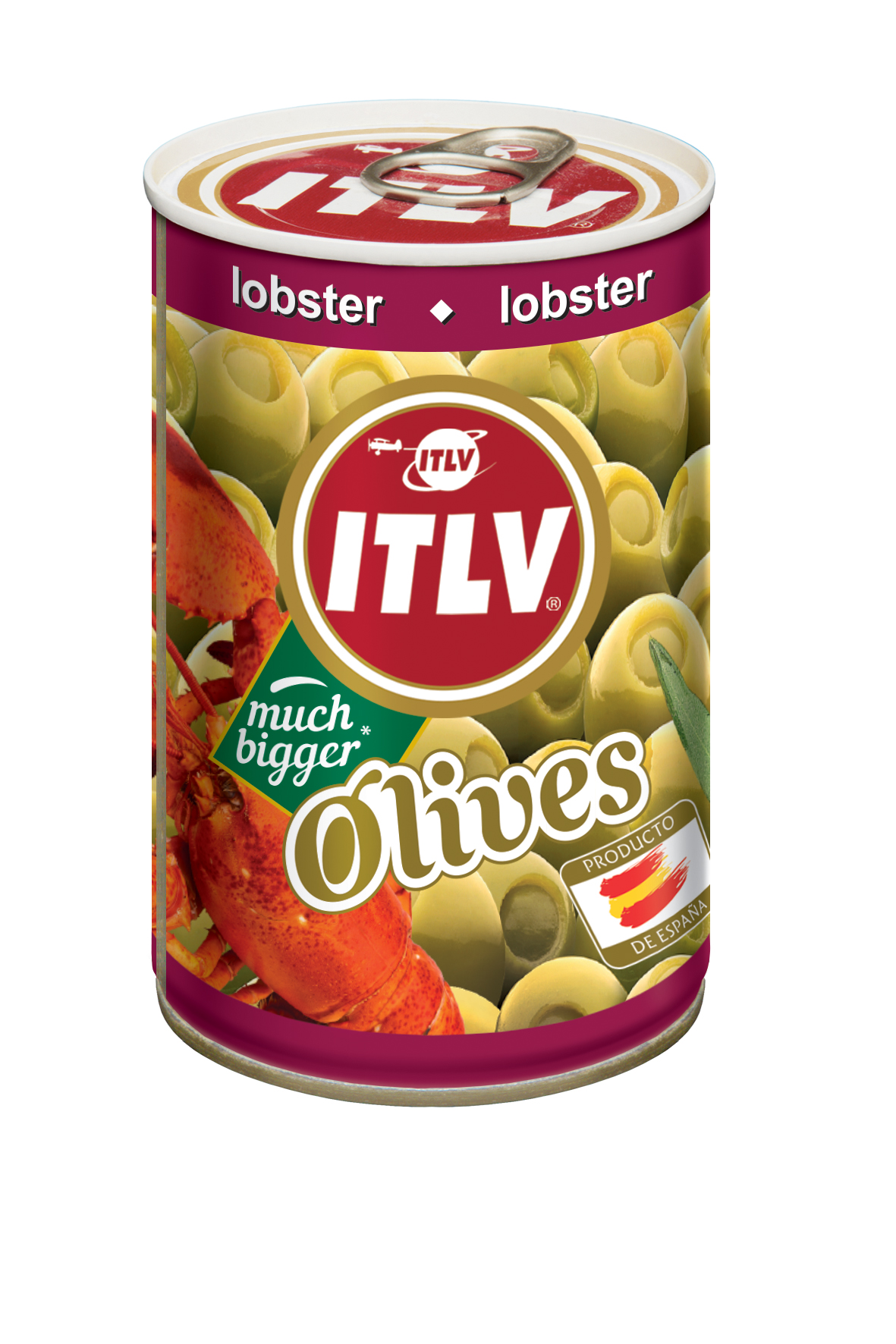 Olīves zaļās ar omāru 314g (110g), ITLV