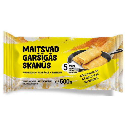 Pankūkas ar biezpienu Garšīgās 500g, Ariols