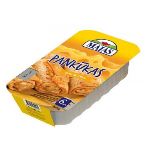 Pankūkas Mājas ar siera pildījumu,hermēt. iepak.(6x70g)