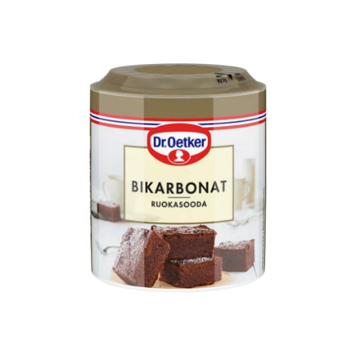 Pārtikas soda (nātrija hidrogēnkarbonāts) 200g,  Dr.Oetker