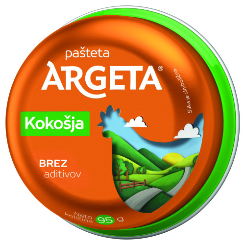 Pastēte vistas gaļas 95g, Argeta