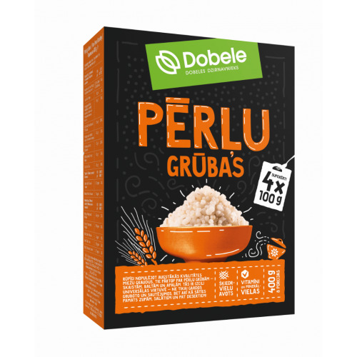 Pērļu grūbas 400g (4x100) Dobele